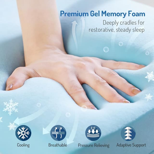 Thumbnail 6 de Degrees of Comfort Memory Foam Topper 8cm
