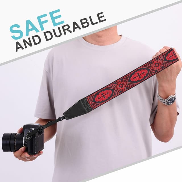 Thumbnail 6 de Padwa Lifestyle Camera Strap 2" full-grain leather ends