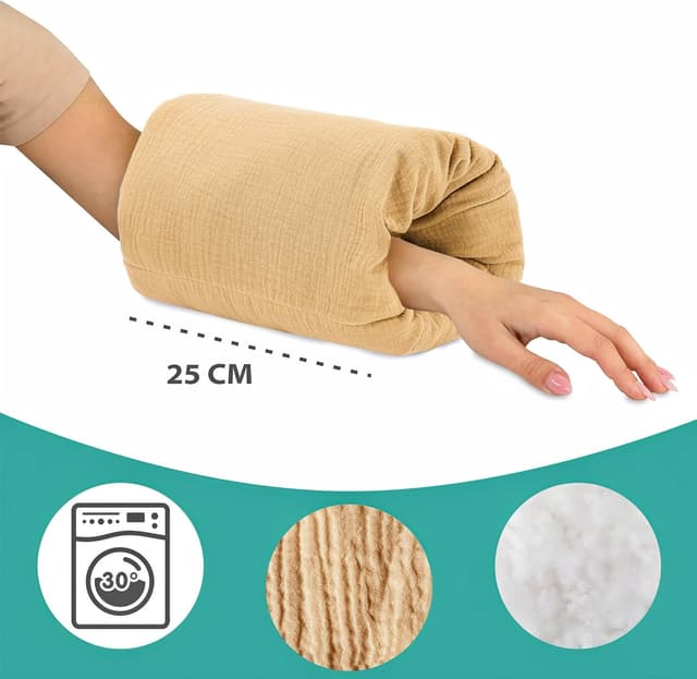 Thumbnail 1 de Stillkissen Musselin klein 20 cm 🤱