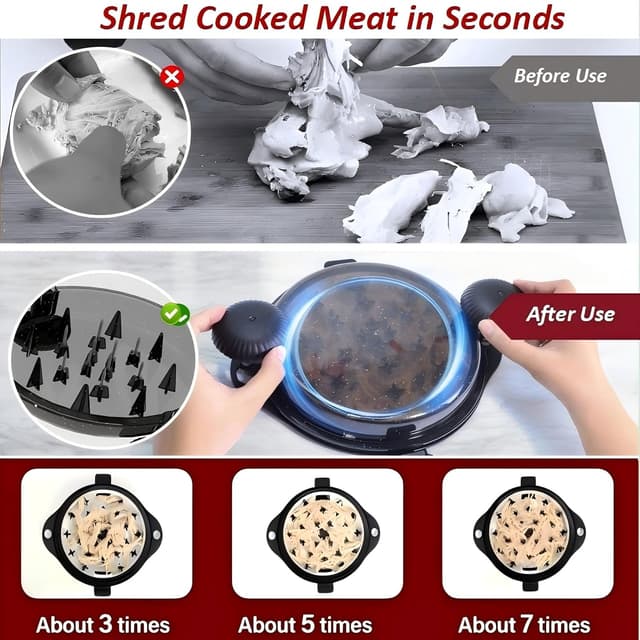 Detalle 1 de Chicken Shredder Tool Twist Large 🥄