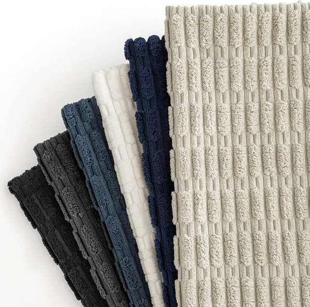 Thumbnail 6 de MIULEE Pack of 2 Corduroy Cushion Covers 45x45 cm in Dark Grey