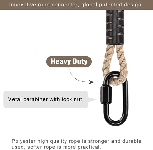 Thumbnail 1 de BeneLabel Schaukel Aufhängung Seil 150 cm