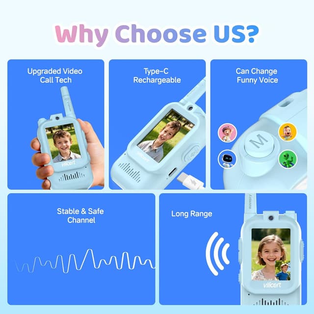 Thumbnail 2 de Video Walkie Talkies 3-12 Years