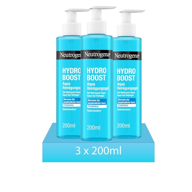 Thumbnail 6 de Neutrogena Hydro Boost Aqua Reinigungsgel Sparset (3 x 200 ml) mit Hyaluronsäure & Glycerin