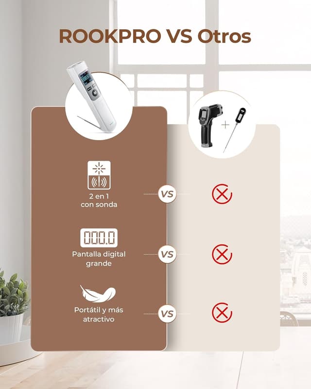 Thumbnail 7 de Termómetro infrarrojo ERICKHILL -50°C a 550°C 🌡