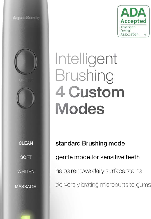 Detalle 2 de Aquasonic Vibe Series Ultra Whitening Toothbrush 40,000 VPM