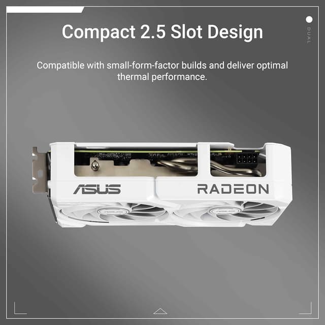 Thumbnail 1 de ASUS Dual Radeon RX 9060 XT 16GB graphics card