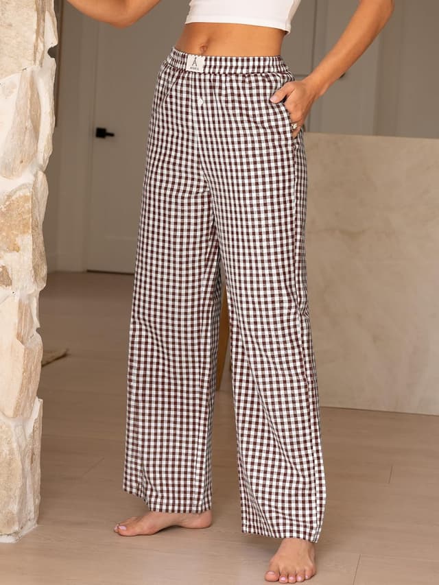 Detalle 2 de ANRABESS Gingham Pants 2026 ⚙