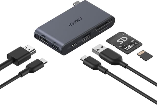 Detalle de Anker Nano Hub 85W USB-C 6‑in‑1
