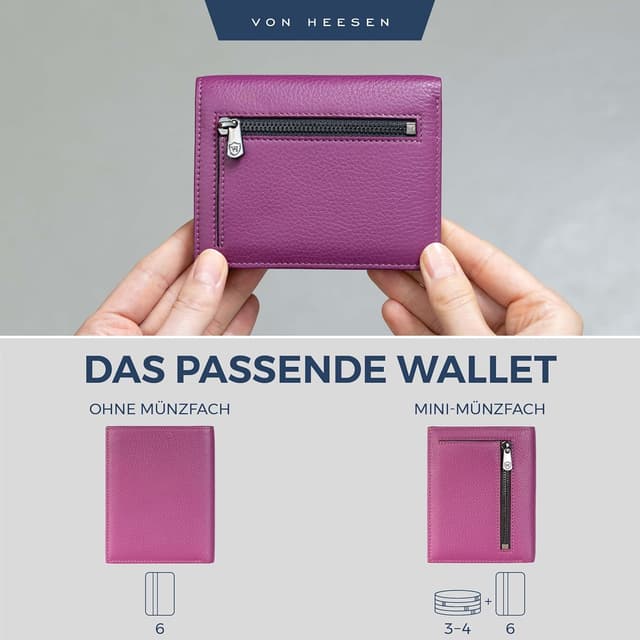 Detalle 2 de VON HEESEN Herren-Geldbörse mit RFID