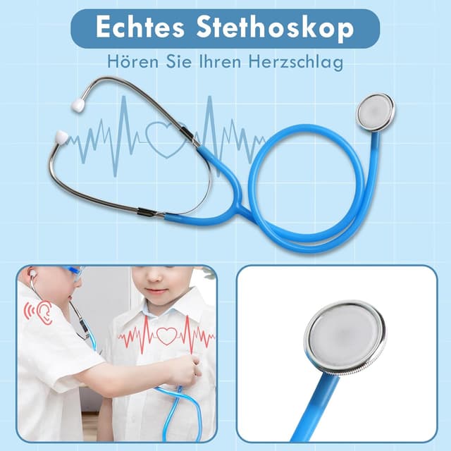 Detalle 2 de Lehoo Castle Arztkoffer Kinder ab 3 Jahren