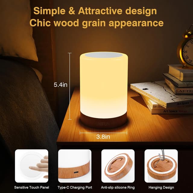 Thumbnail 4 de UNIFUN Table Lamp Touch Sensor 4‑level