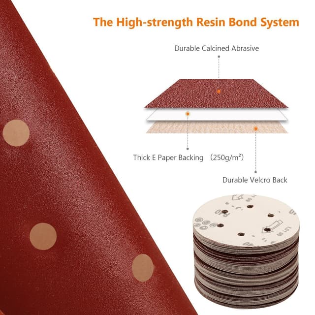 Thumbnail 3 de SPTA 150mm dischi abrasivi 100 pezzi 🛠