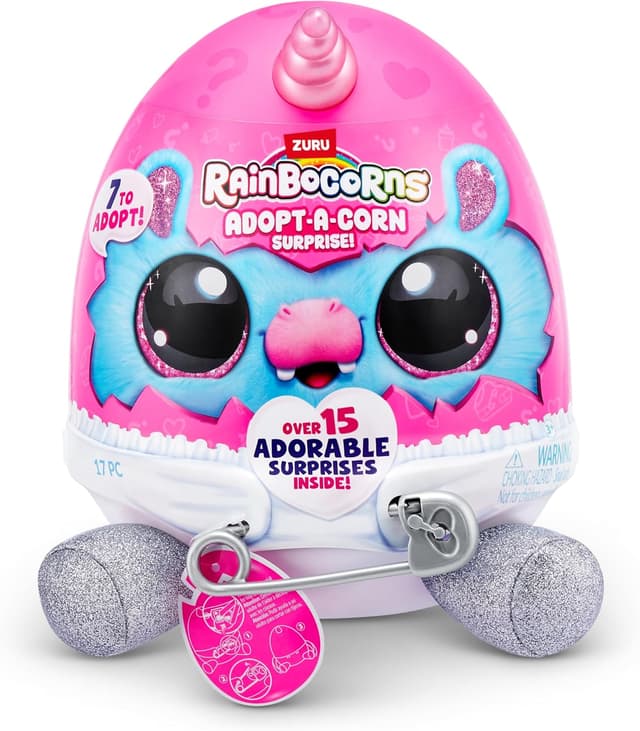 Detalle 2 de Rainbocorns Adopt-A-Corn Kitten – peluche 23,5 cm avec plus de 15 surprises