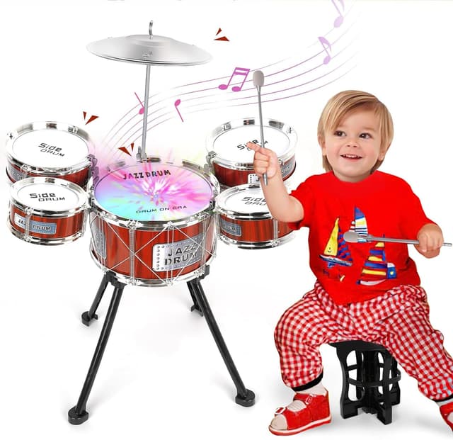 Imagen de m zimoon Kids Drum Kit 5‑piece en OfertitasTOP