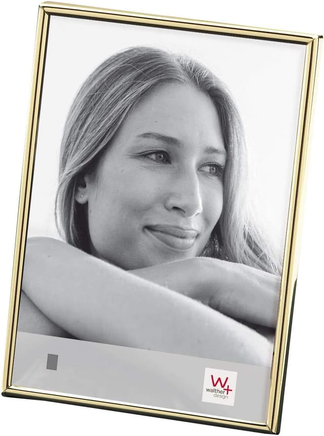 Detalle de walther design Cadre Photo Argent Chloé Portrait WD313S – 13 x 13 cm