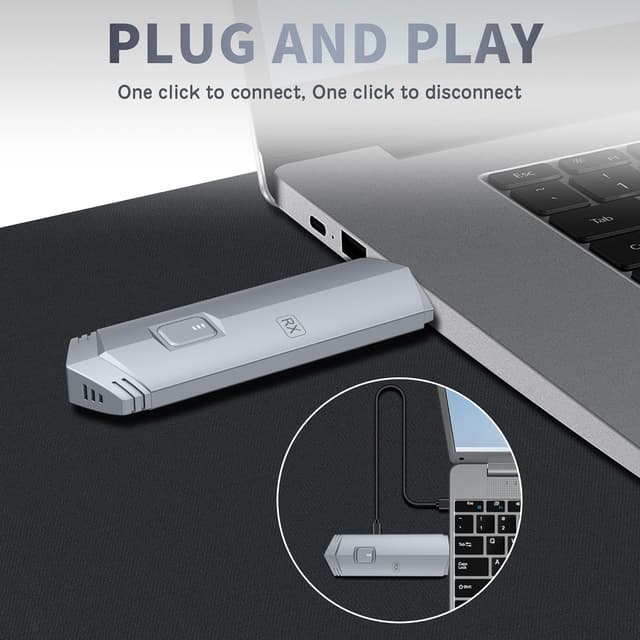 Thumbnail 1 de Wireless HDMI Transmitter and Receiver 4K Plug & Play