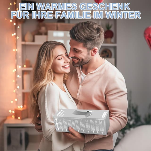 Detalle de UOHHBOE Heizkissen 75W (60×30 cm) mit PTC-Schnellheizung, 9 Temperaturstufen & 4-Stunden-Timer