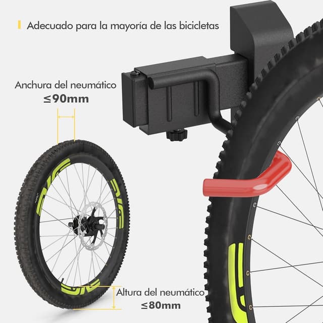 Thumbnail 5 de Mimoke Soporte Vertical para Bicicletas 🧗♂️ Organizador de Garaje