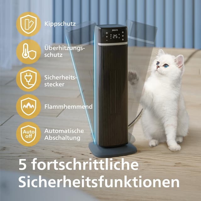 Thumbnail 6 de Philips CX5120 Turmheizlüfter 2000W 📢