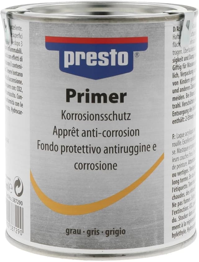 Detalle de Presto 387290 primer antirouille gris 750 ml
