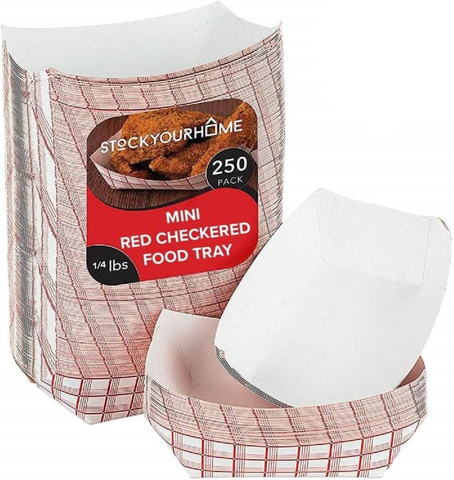 Detalle de Mini Tiny Paper Food Boats 250 Pack