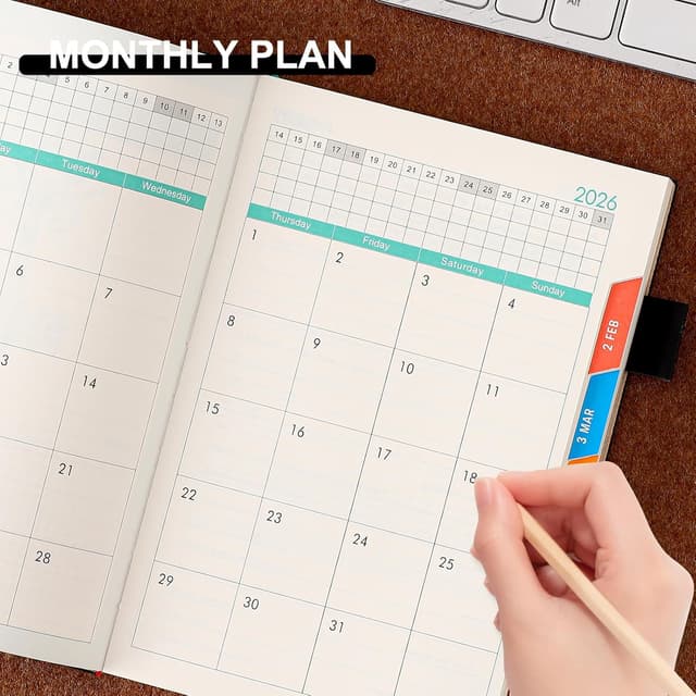 Thumbnail 3 de 2026 Diary A5 Page a Day