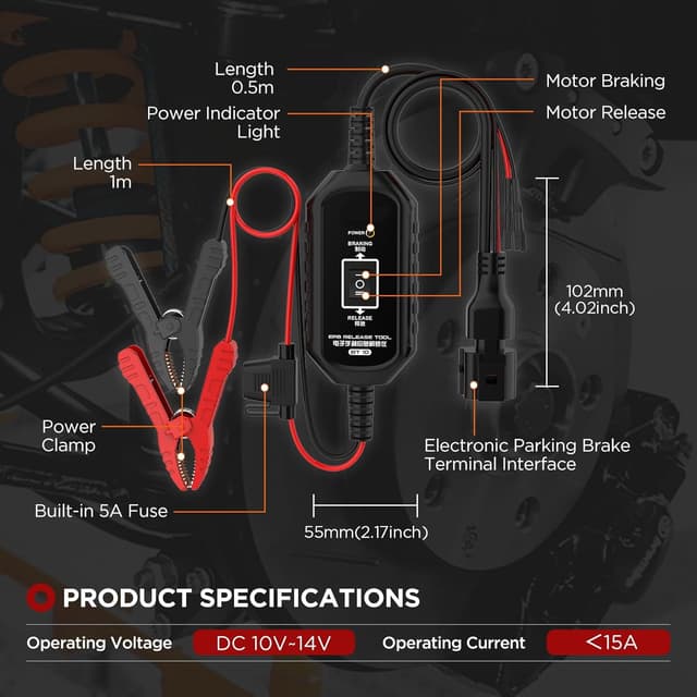 Detalle 2 de LUTIFIX BT10 EPB emergency release tool