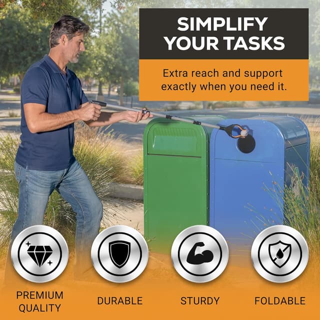 Detalle 2 de Ezpik 36in Litter Picker Foldable Grabber