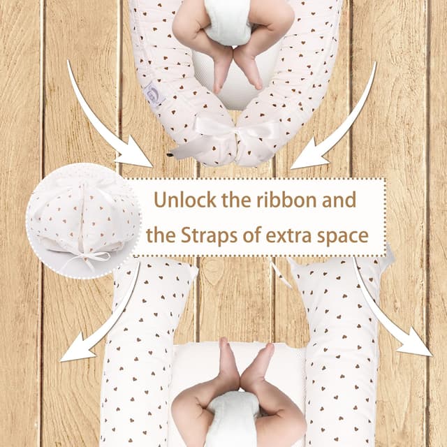 Detalle 2 de EAQ Baby Lounger Baby Nest 0–12 Months