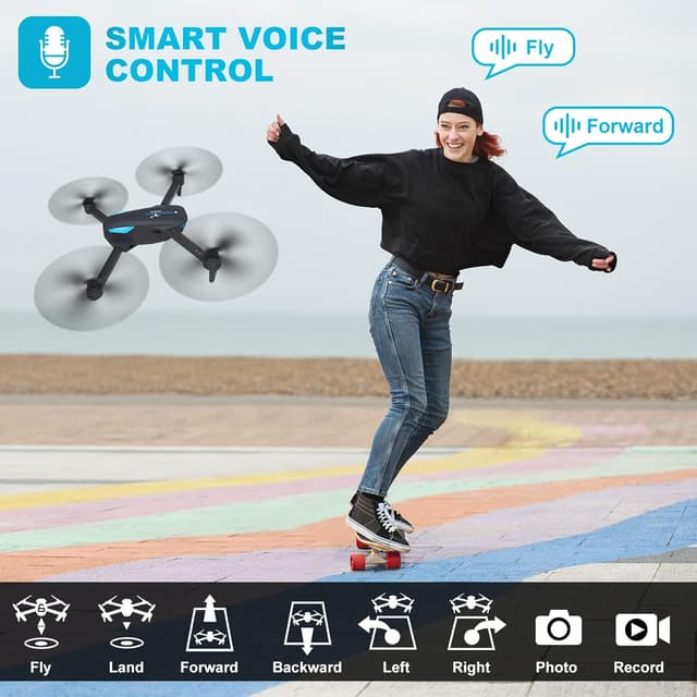Detalle 2 de Foldable 1080P Camera Drone with 2 Batteries