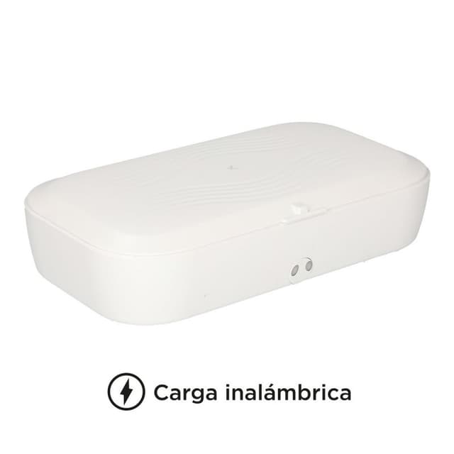Detalle 2 de ksix UV CLEAN BOX PRO: caja esterilizadora con luz ultravioleta y carga inalámbrica de 10W