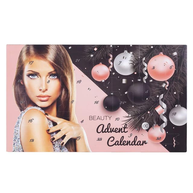 Detalle de accentra Adventskalender Kosmetik für Frauen & Teenager Mädchen – Schminke-Set mit 24 Make-up Produkten