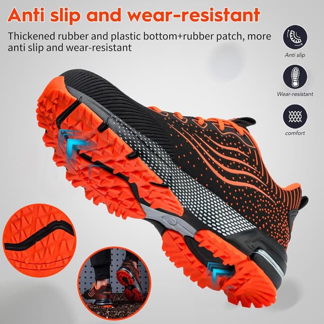 Detalle de Scarpe antinfortunistiche con punta in acciaio e tomaia in mesh traspirante (uomo/donna) per cantiere