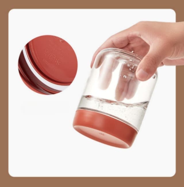 Thumbnail 6 de Eidoct 450ml glass jars for overnight oats 🥣