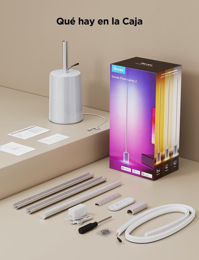 Thumbnail 8 de Govee RGBIC Lampara de Pie LED 🌈 con Control Remoto y APP