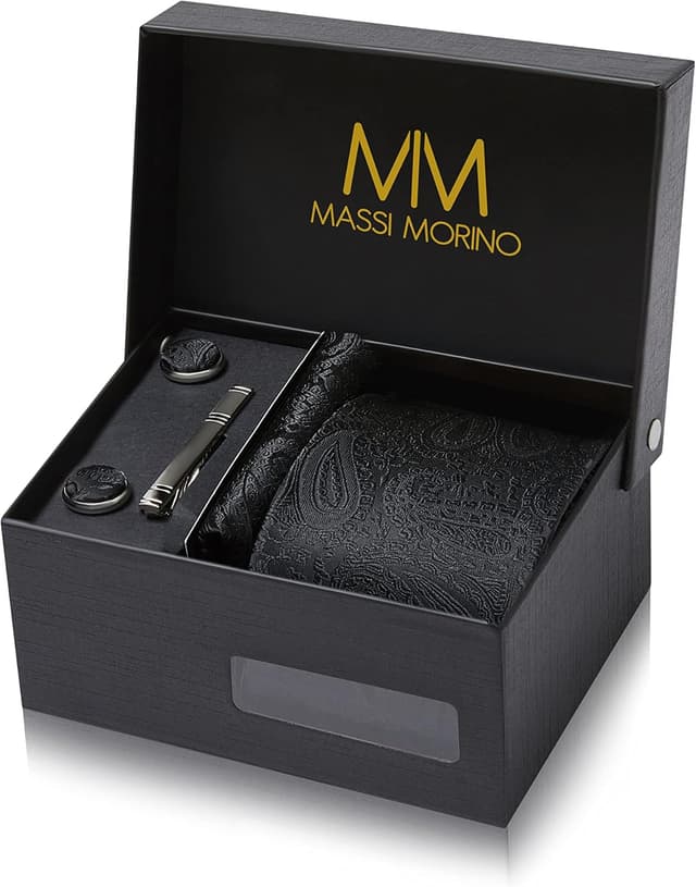 Detalle de Massi Morino Krawatte Set 147 cm 5-teilig