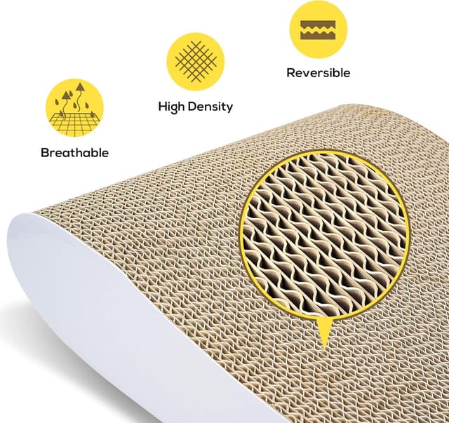 Thumbnail 3 de Aibuddy Katzenkratzer Kurvenkratzmatte 44 cm 📐? (Wait)