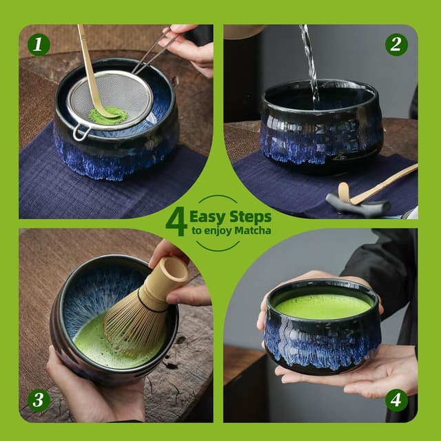 Detalle 2 de TEANAGOO Matcha Set 7 Pcs Ceremonial Kit