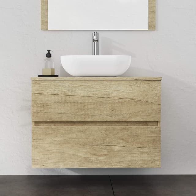 Detalle 2 de Baikal Baño Onyx con lavabo 80 cm