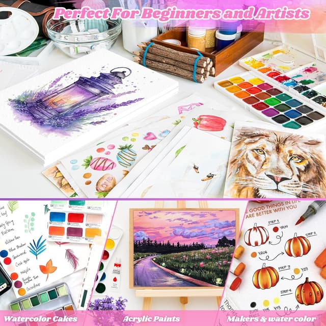 Detalle 2 de Watercolor Paper 5"x7" 64 Sheets ๐