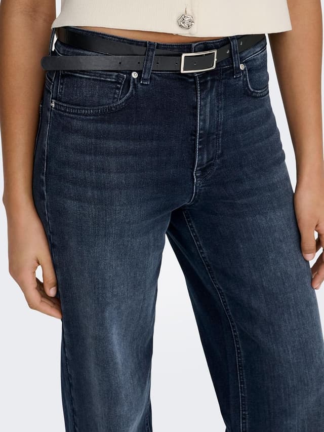 Detalle de ONLY Onlmadison Blush HW Wide DNM Dot632 jeans da donna a gamba larga