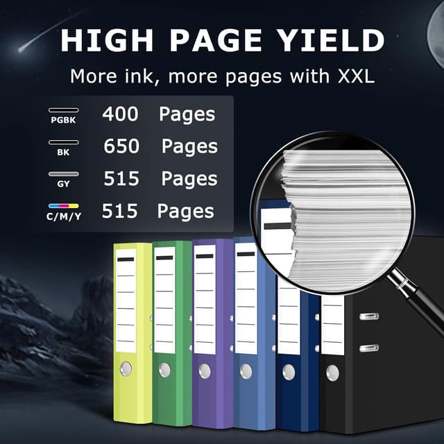 Detalle de Canon 530XXL 531XXL ink cartridges 7-pack