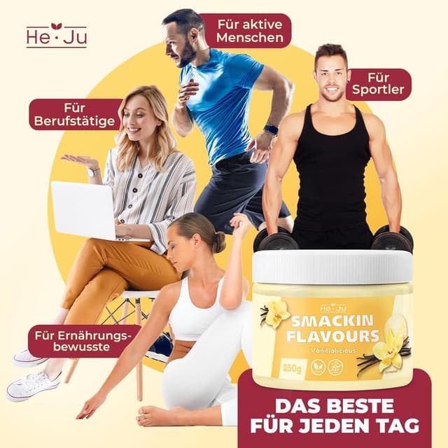 Thumbnail 6 de He-Ju Flavour Pulver Vanille 250g 🍨