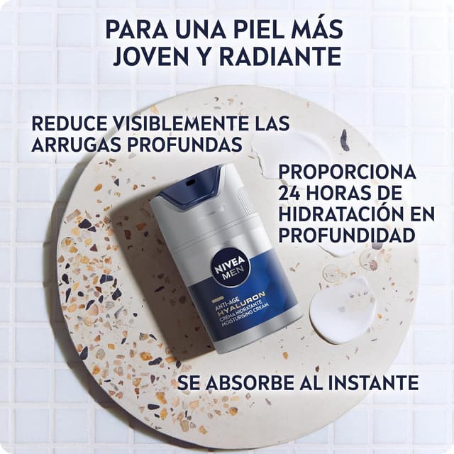 Thumbnail 1 de NIVEA MEN Hyaluron Crema Hidratante Antiedad FP15 50 ml