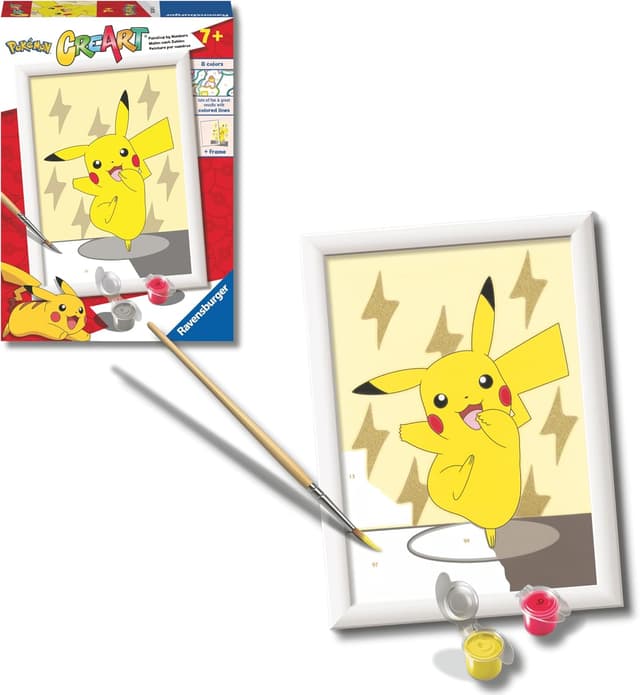 Detalle de Ravensburger Creart Pikachu kit pittura per bambini 🎨