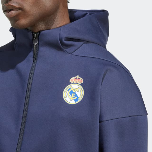 Detalle 2 de adidas Chaqueta Himno Real Madrid CF 2025-2026 Z.N.E. para hombre