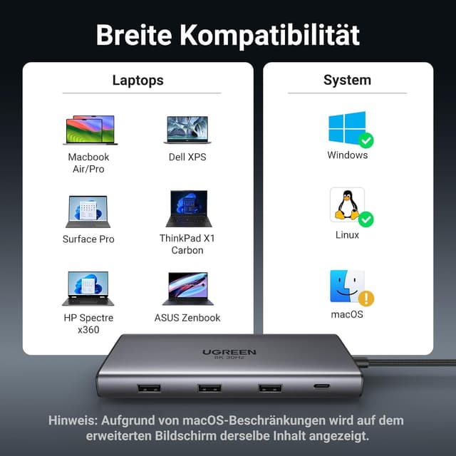 Thumbnail 6 de UGREEN Revodok Pro USB-C Docking 10-in-1