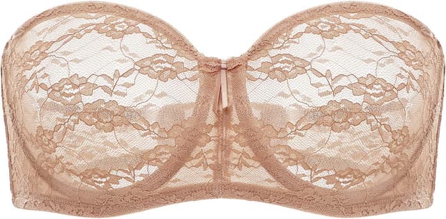 Thumbnail 6 de Soutien-gorge bandeau transparent grande taille avec armatures DOBREVA Femme