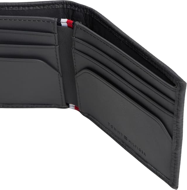 Detalle de Tommy Hilfiger Flag Mini Geldbeutel aus Leder